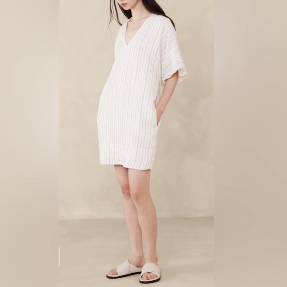 NEW Banana Republic Livia Linen Mini Dress NWT